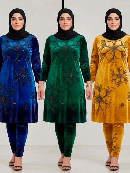 Ayollar uchun velyur kostum  15489