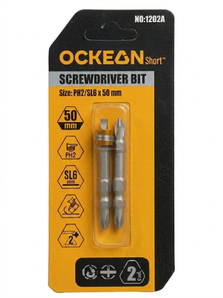 OCKEAN Professional Burama Mix (Bita) - PH2/SL6 x 50 mm (2 dona)  16047