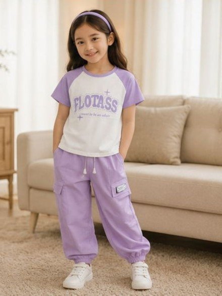 Qizlar uchun stilli sport komplekti  b.11q.489d   17365