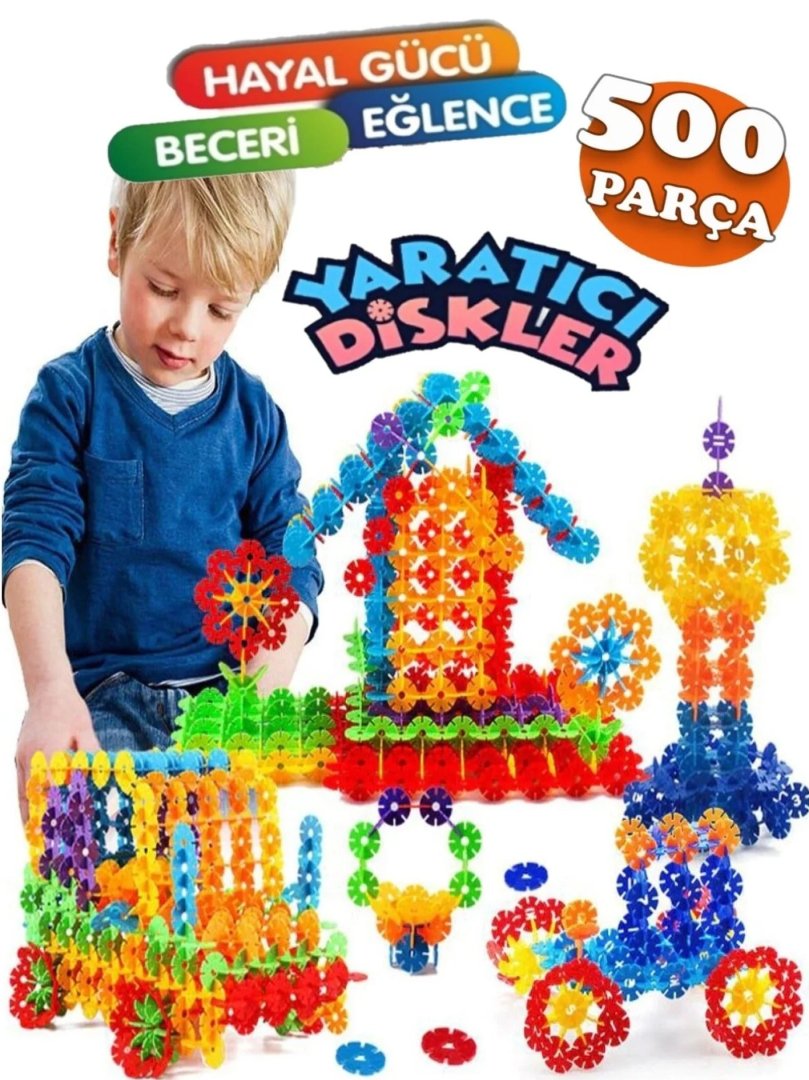 “QOR SHAKLLI SNEJINKA” KONSTRUKTOR — 100 DONA BB669D