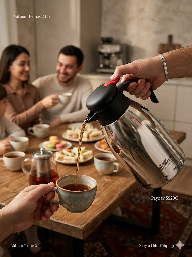 Vakuum termos — 2 litr | Payday S/S Vacuum Jug SS20Q Вакуум термос — 2 литр | Payday S/S Vacuum Jug SS20Q c1q707d