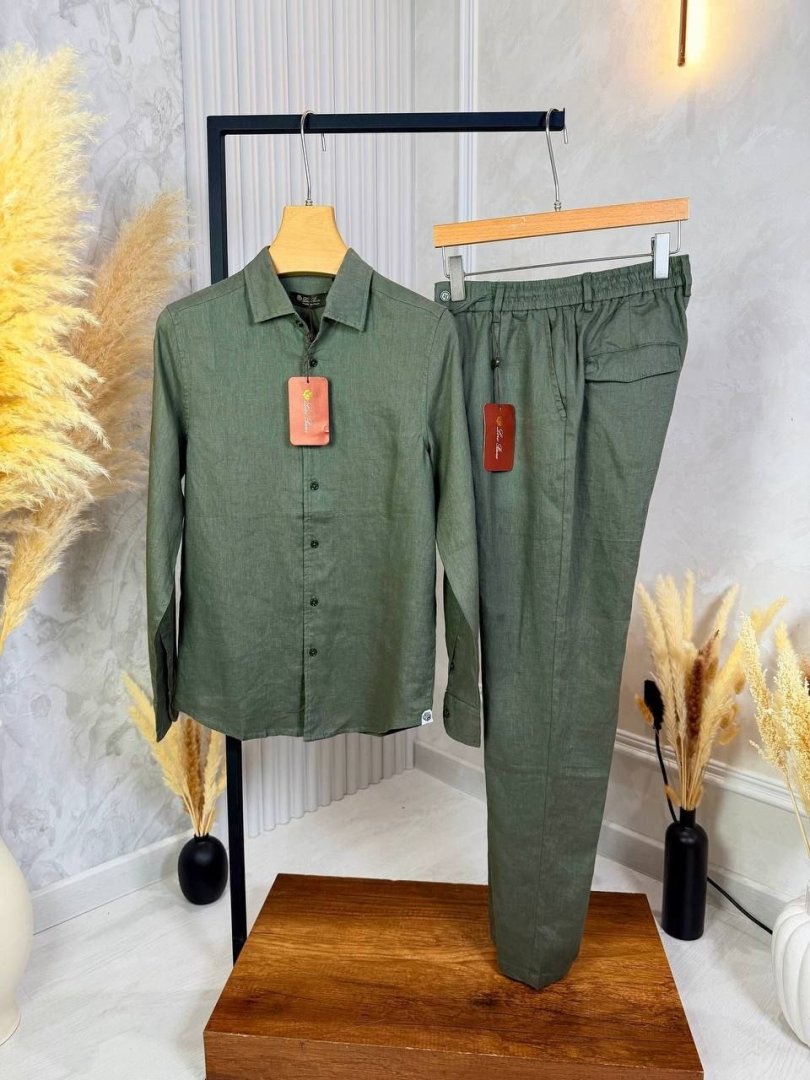Loro Piana "Classic Linen" Erkaklar Dvoykasi (100% Lyon/L'on)  17876 b.0q.2b.703d