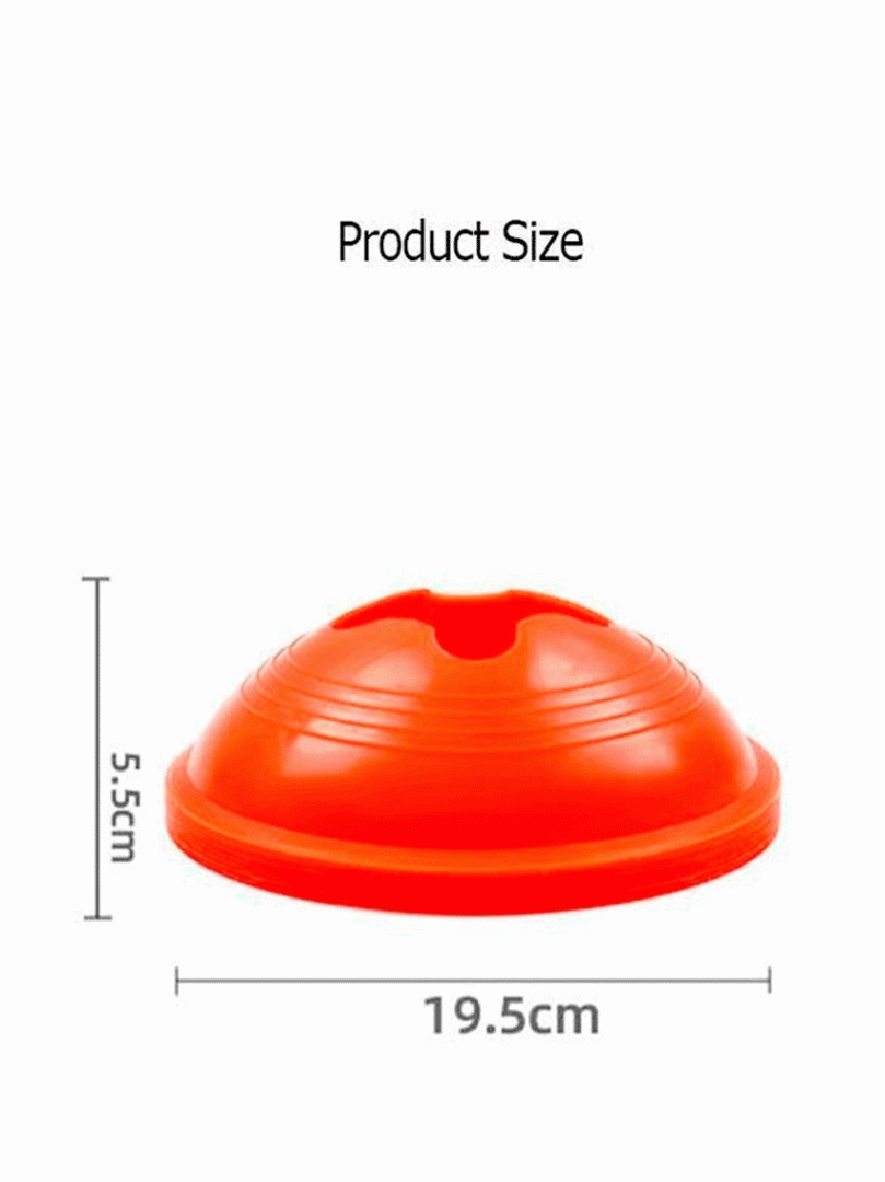 Futbol fishkalari (taktik marker disklar) – 19,5×19,5×5,5 sm, 10 to‘plam (har to‘plamda 50 tadan, ulgurji) ar106