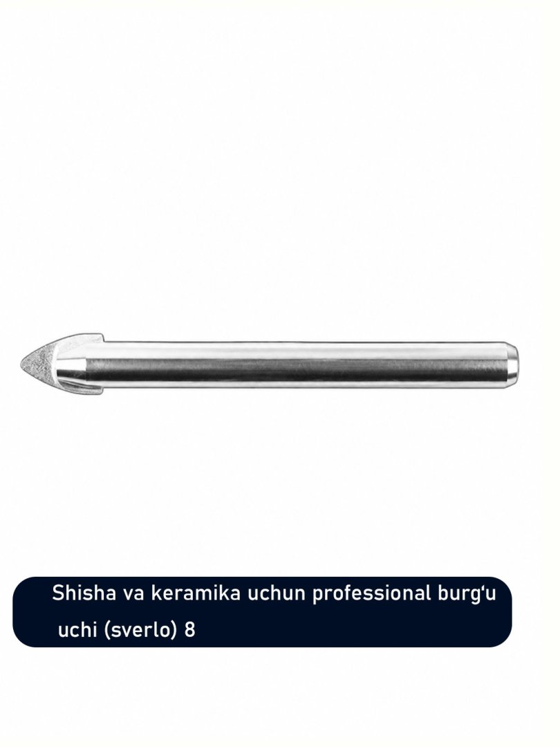 Shisha va keramika uchun professional burg‘u uchi (sverlo) 8   15676