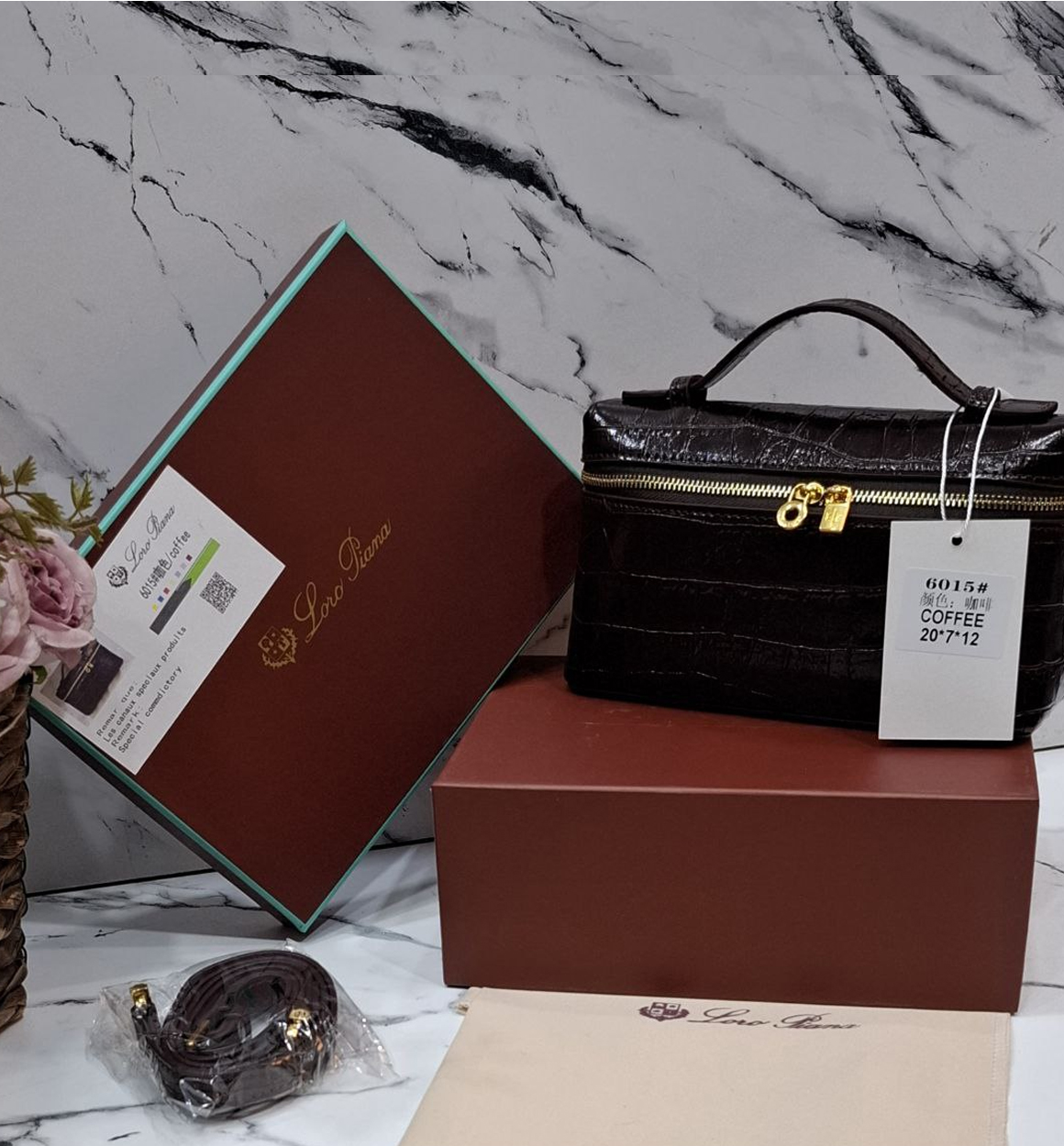LORO PIANA ayollar sumkasi b2b2q703d