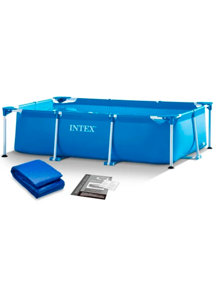 Intex Rectangular Frame Pool 28272 karkasli basseyn — uy va dala hovli uchun amaliy yechim