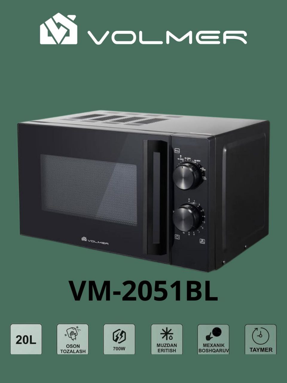 Mikroto‘lqinli pech VOLMER