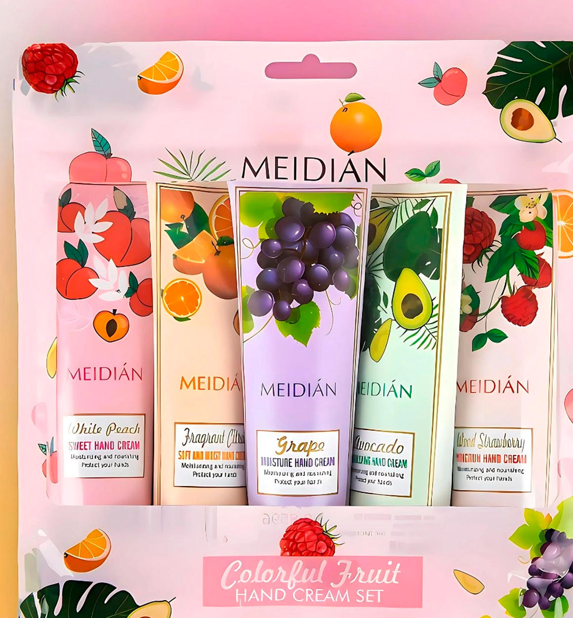 Meidian – qo‘l kremi sovg‘a to‘plami, 5 ta krem, 150 ml b1q2b703/7d