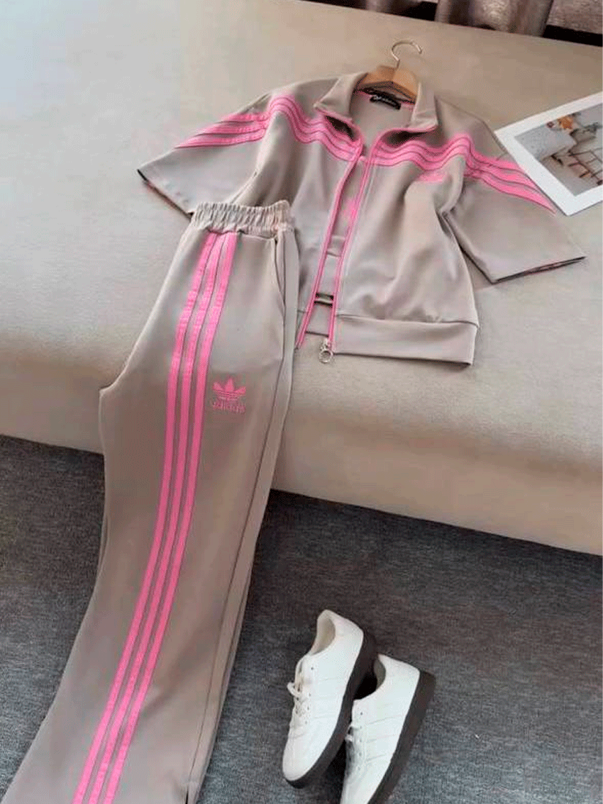 Ayollar uchun sport uslubidagi uchlik kiyim to‘plam b8q550d