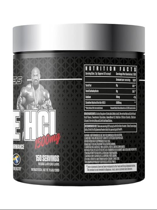 Dexter Jackson Black Series Creatine HCl 1500mg  (Orange Blast ta'mi), 150 porsiya  18897