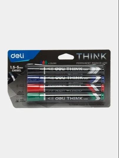Doimiy marker Deli 10101, 4 dona