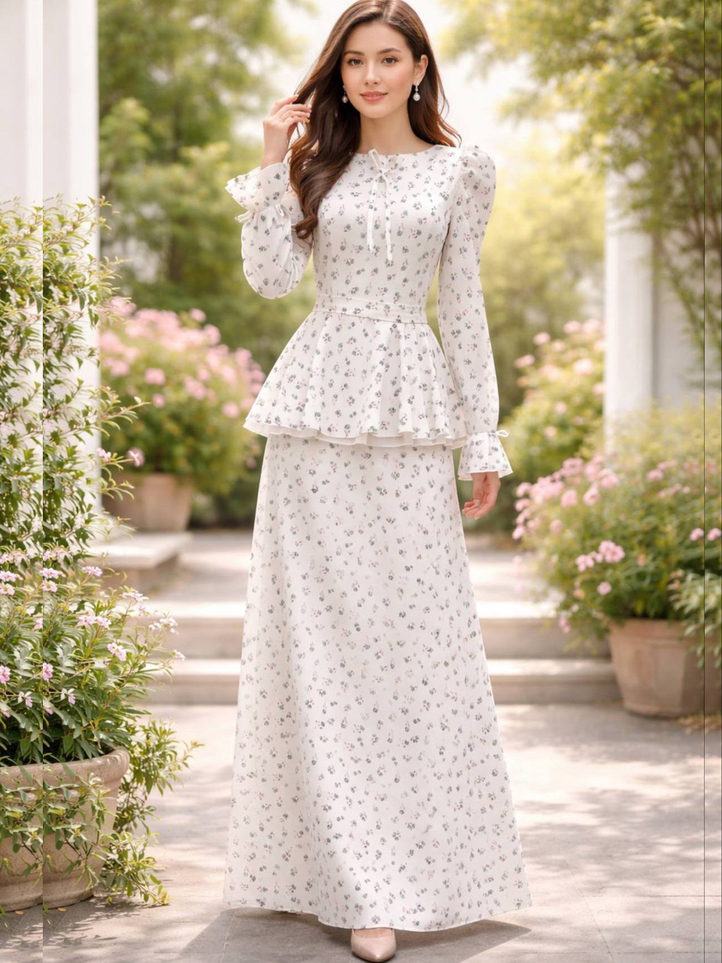 AYOLLAR UCHUN ELEGANT KOSTYUM (BLUZA + YUBKA) b5q95d