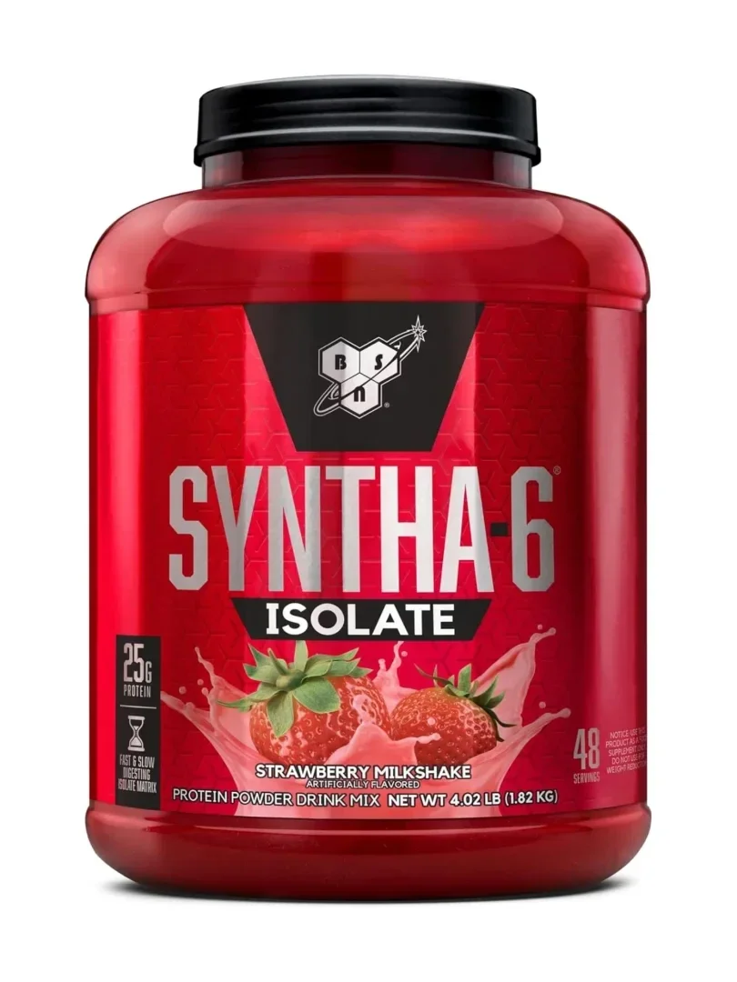 BSN Syntha-6 Isolate oqsil kompleksi (1.82 kg, Qulupnayli milkshake ta'mi)  18652