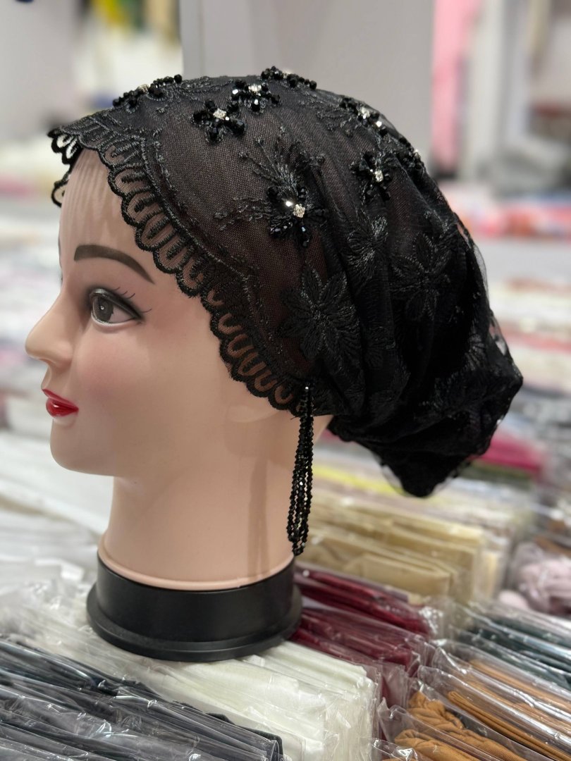 HAVVA — Gipyurli Turbanka — Qo'lda Ishlangan Zirakli b2q732d