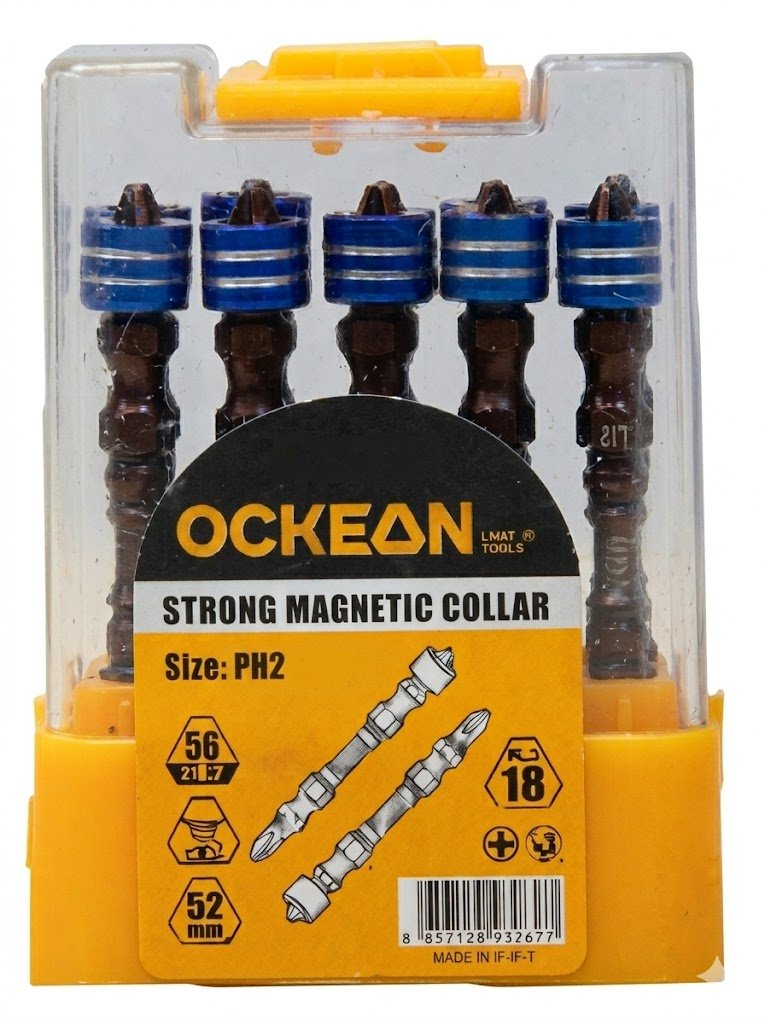 OCKEAN professional magnitli ushlagichli (collar) bitlar to'plami (PH2) 12  15983