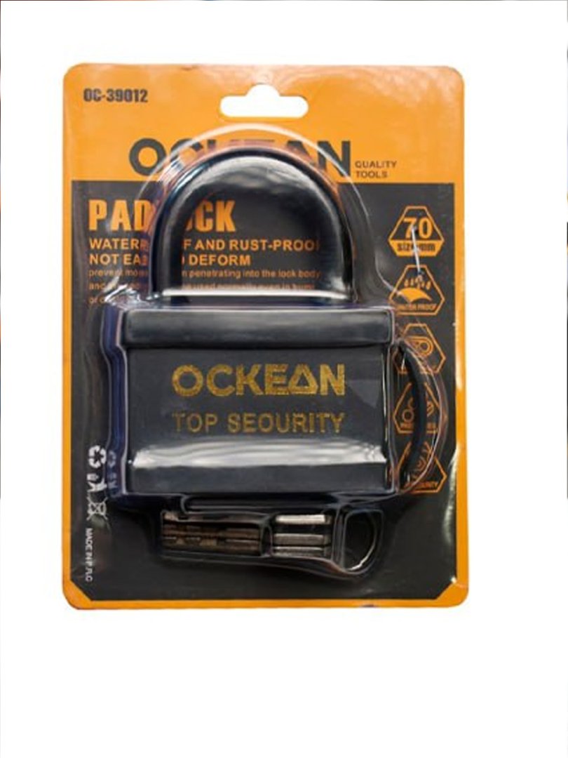 OCKEAN Yuqori Xavfsizlik Qulfi 60 mm – Mulkingiz himoyasi uchun eng ishonchli yechim!  15514