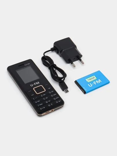 U-FM Mobile C2160 — kundalik foydalanish uchun mo‘ljallangan, ishonchli va qulay tugmali mobil telefon  16278