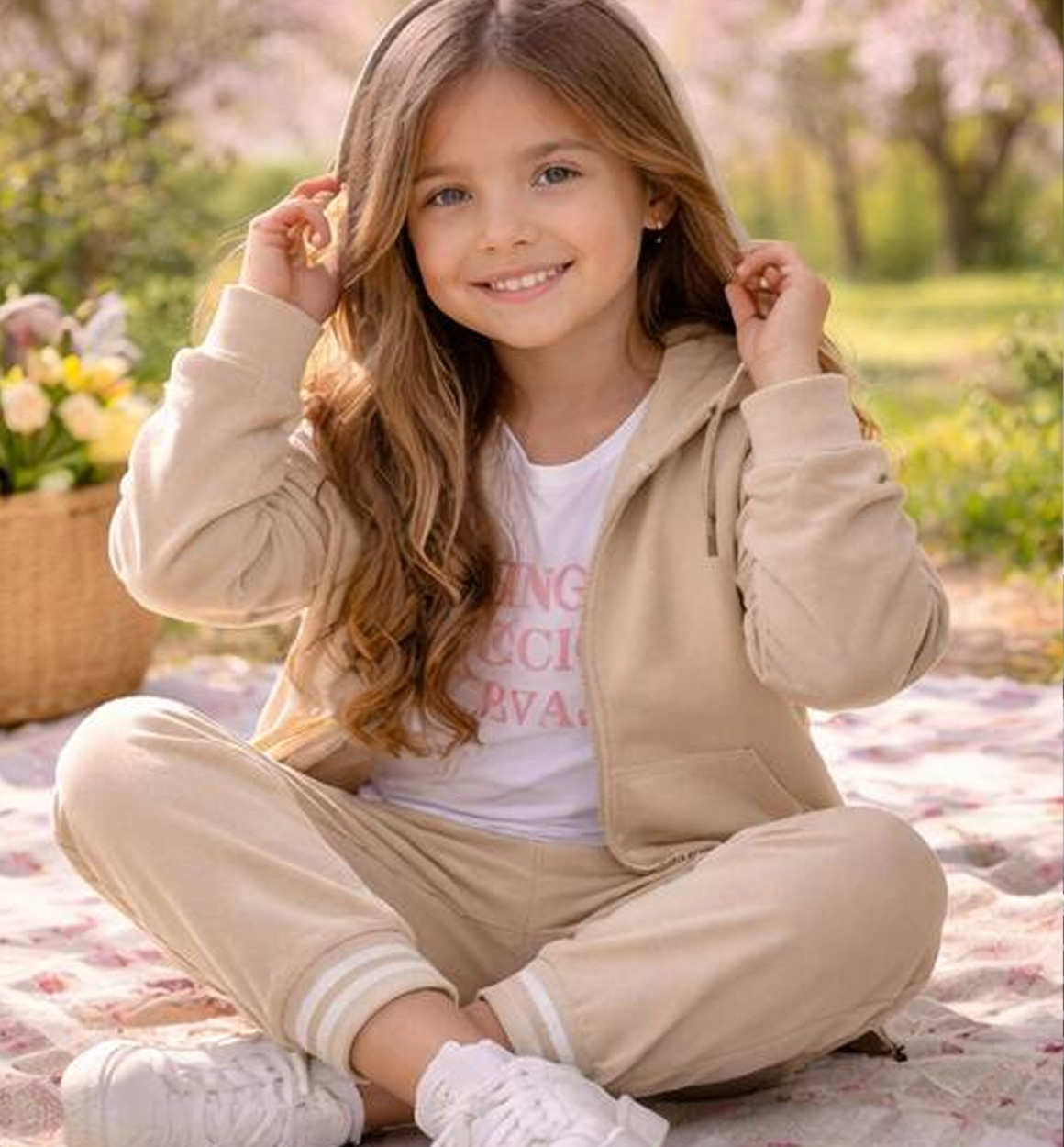 Qiz bolalar uchun uchtalik kiyim to‘plam b11q482d