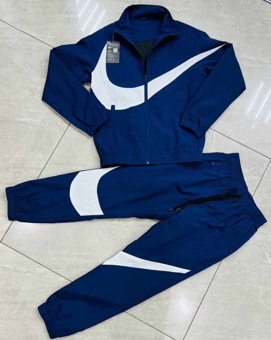 Nike Big Swoosh Plasovka Dvoyka — Erkaklar uchun plashovka sport kostyumi (Shamolga va yomg'irga chidamli)  19713  b.8q.158d