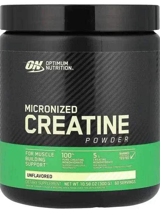 Optimum Nutrition Micronized Creatine Powder 300g (60 porsiya)  17501