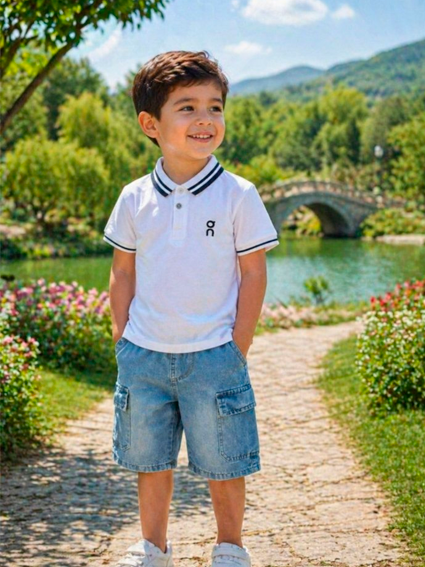 Bolalar uchun zamonaviy yozgi kiyim to'plami  1q690d